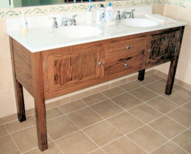 Oak Vanity